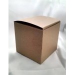 4L x 4W x 4H Inch Corrugated Brown Box Single Wall - 3 Ply(100 Pcs)